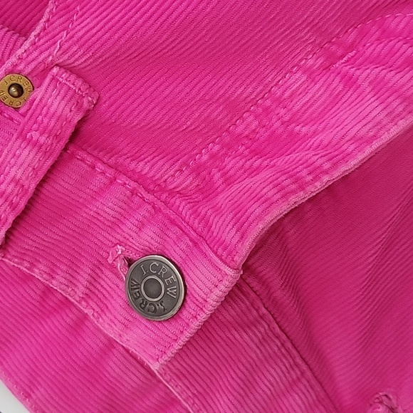 J. Crew Bright Pink Corduroy Pants Size 29 - Picture 3 of 11